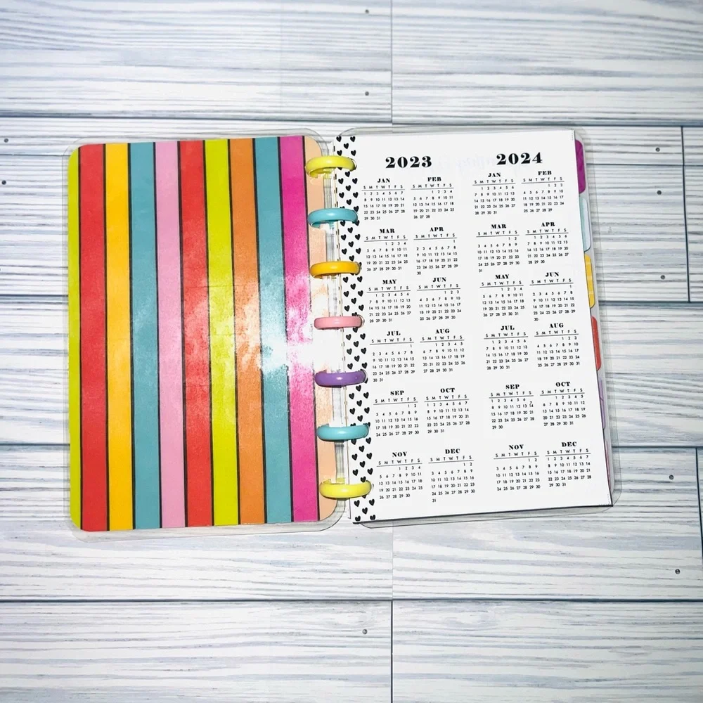Happy planner mini size set monthly and weekly Layout Disney Mickey and Minnie